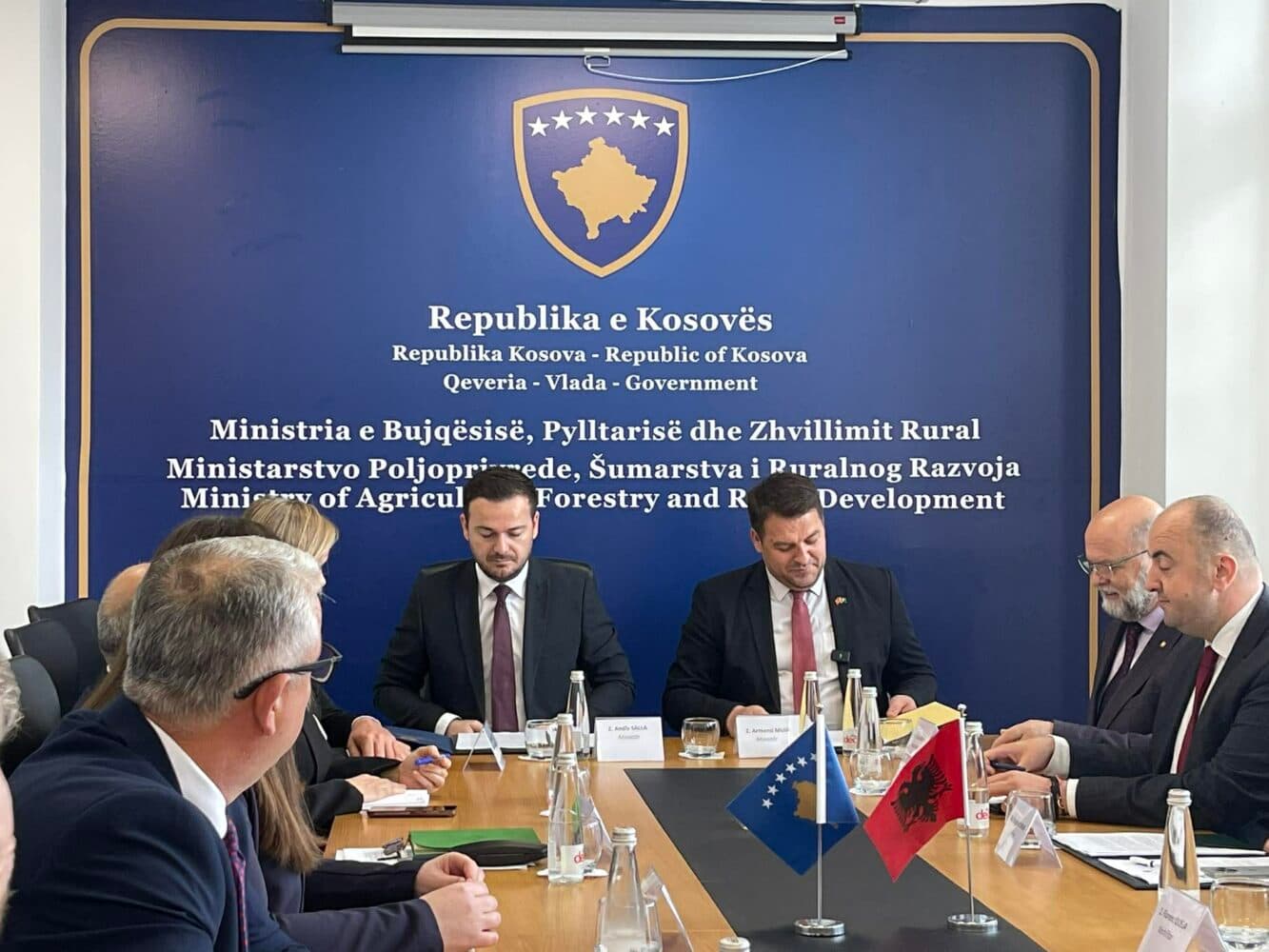 Ministria e Bujqësisë nis takimin e punës me delegacionin nga Shqipëria