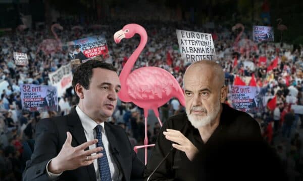 “Flamingot” shfaqen në relacionet Kosovë-Shqipëri, Rama e kurseu Kurtin, por Tirana ia ekspozon zyrtarët që po përzihen në protestë