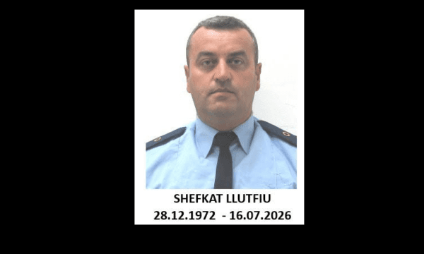 Vdes pjesëtari i Policisë së Kosovës Shefkat Llutfiu