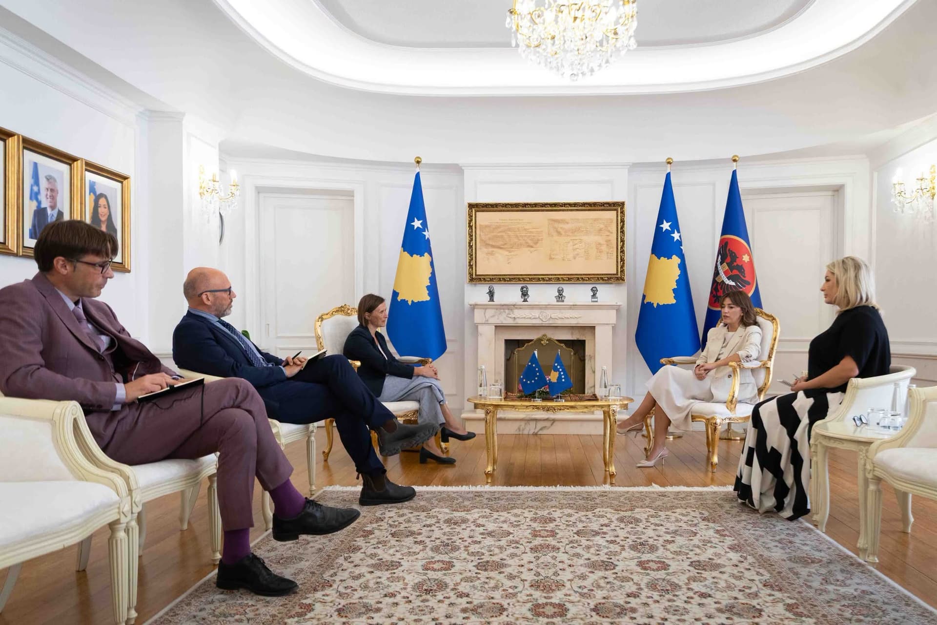Palatova në takim lamtumirës me Haxhiun: Kosova të sigurojë unitet politik, ta bëjë anëtarësimin në BE synim të përbashkët