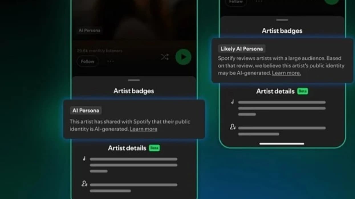 Spotify vendos etiketë për artistët e krijuar nga AI