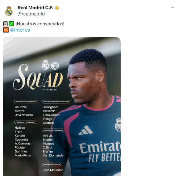 Real Madridi zbulon listën për Interin, rikthehen tre futbollistë