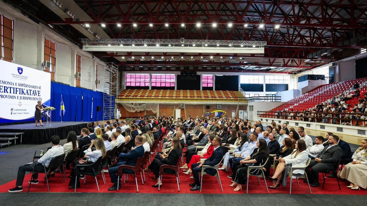 248 kandidatë certifikohen pas përfundimit me sukses të Provimit të Jurisprudencës