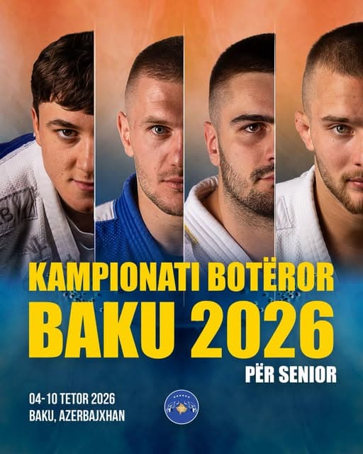 Akil Gjakova përballet me kampionin olimpik-Kosova mëson kundërshtarët në Botërorin e xhudos