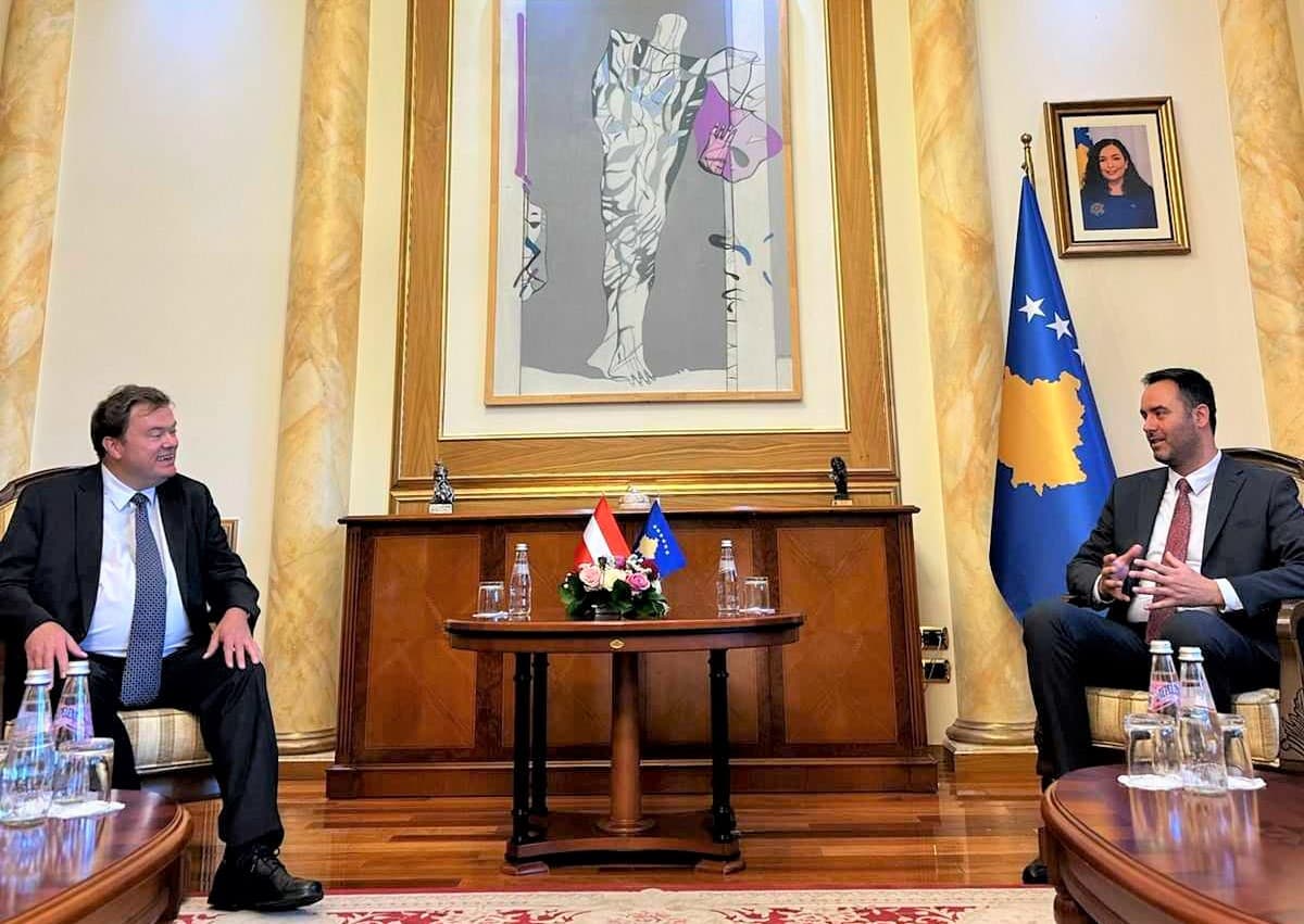 Konjufca priti në takim lamtumirës ambasadorin e Austrisë, Christoph Weidinger