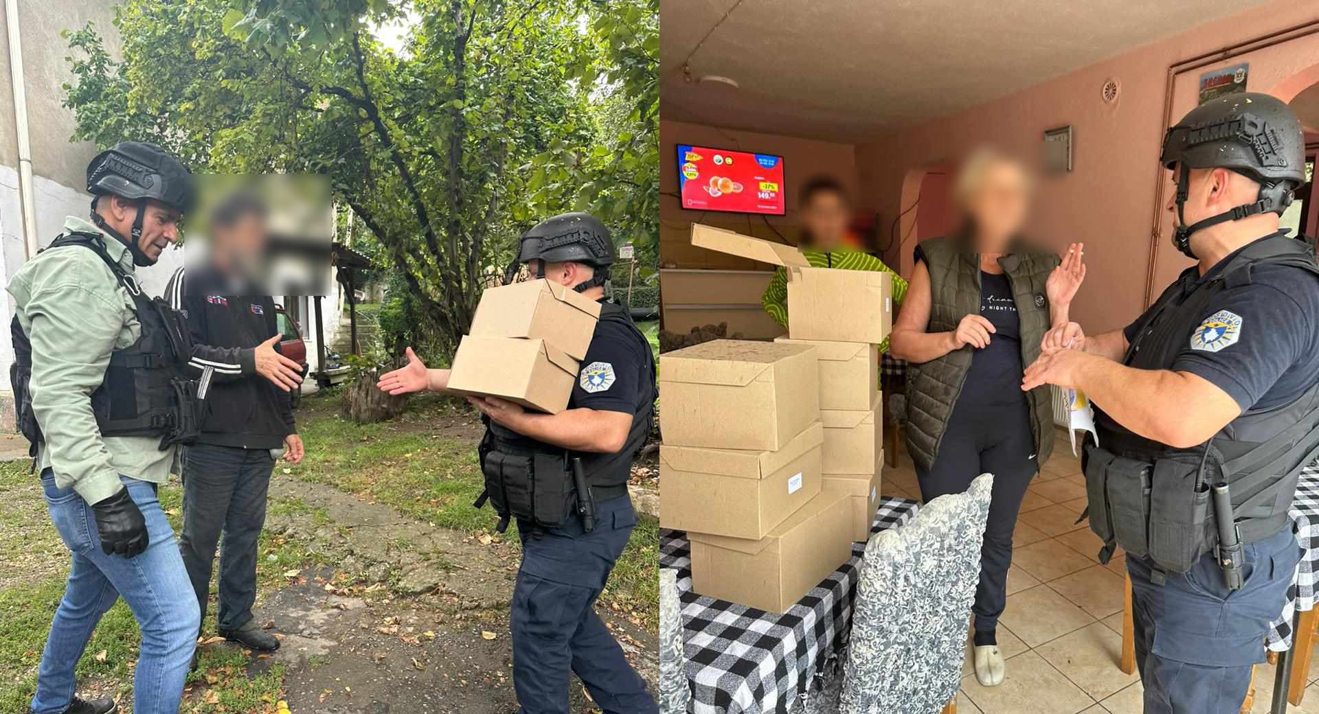 Humaniteti i Policisë së Kosovës, kujdeset për qytetarët e Banjskës. U dërgon rreth 100 pako ushqimore!