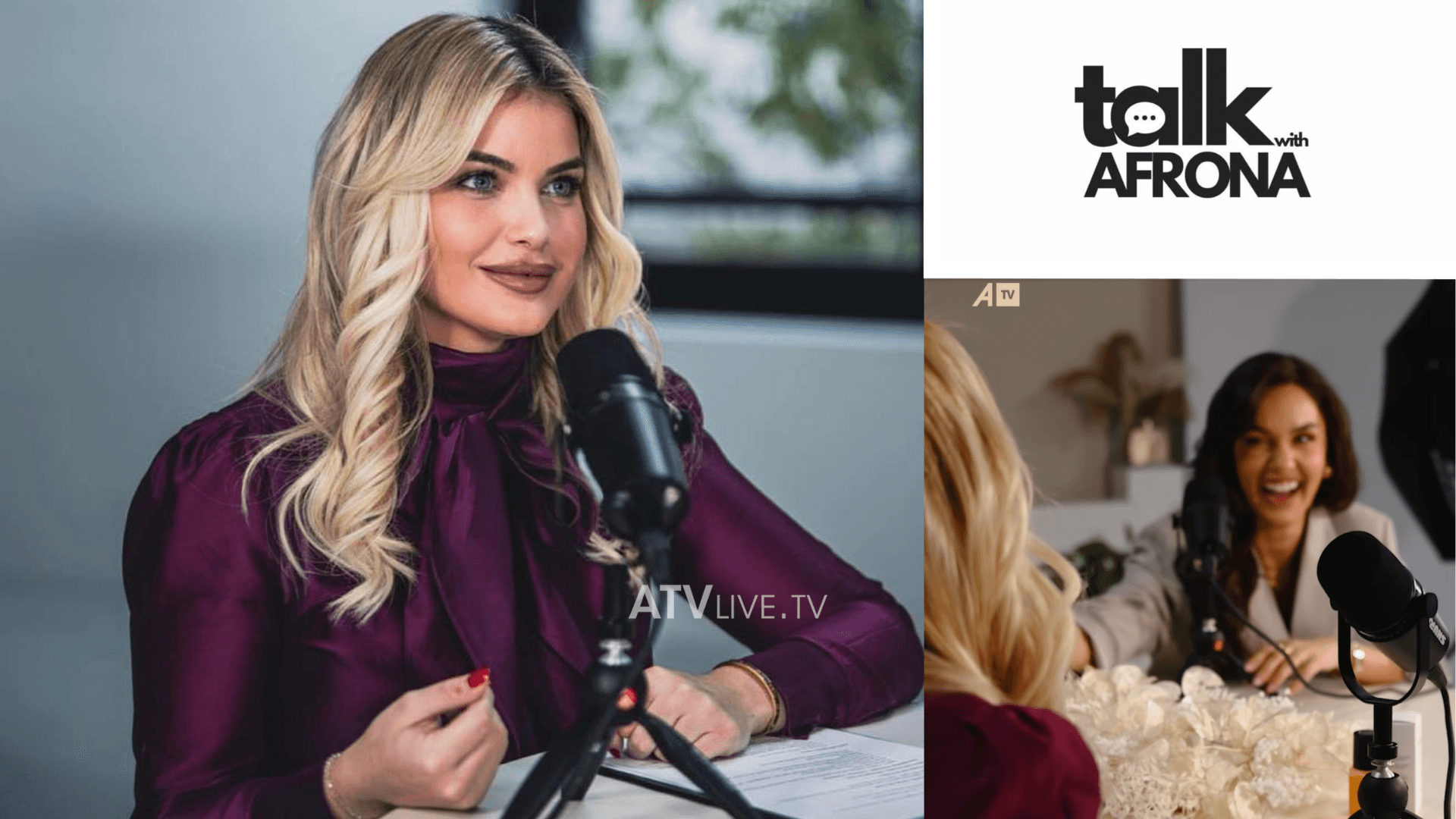 Afrona Dika ekskluzivisht në ATV, flet për më të rejat nga jeta e saj