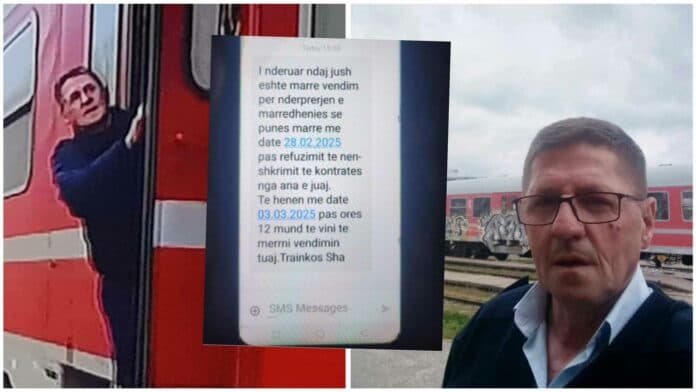 “Trainkos” shpjegon largimin nga puna të punëtorit me 42 vite përvojë