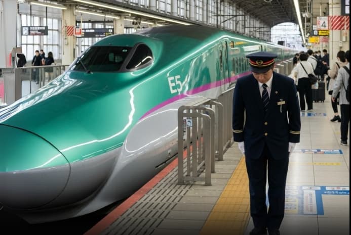 Japonia kërkon falje dhe rimburson pasagjerët për një vonesë 35-sekondëshe të trenit