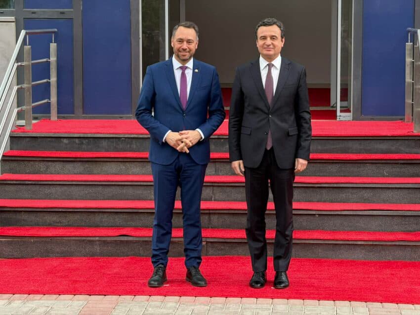 Kurti pret në takim zv.kryeministrin dhe ministrin e Punëve të Jashtme të Belgjikës, Maxime Prévot