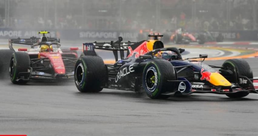 Max Verstappen triumfon në garën sprint në Singapor-George Russell përplaset që në xhiron e parë