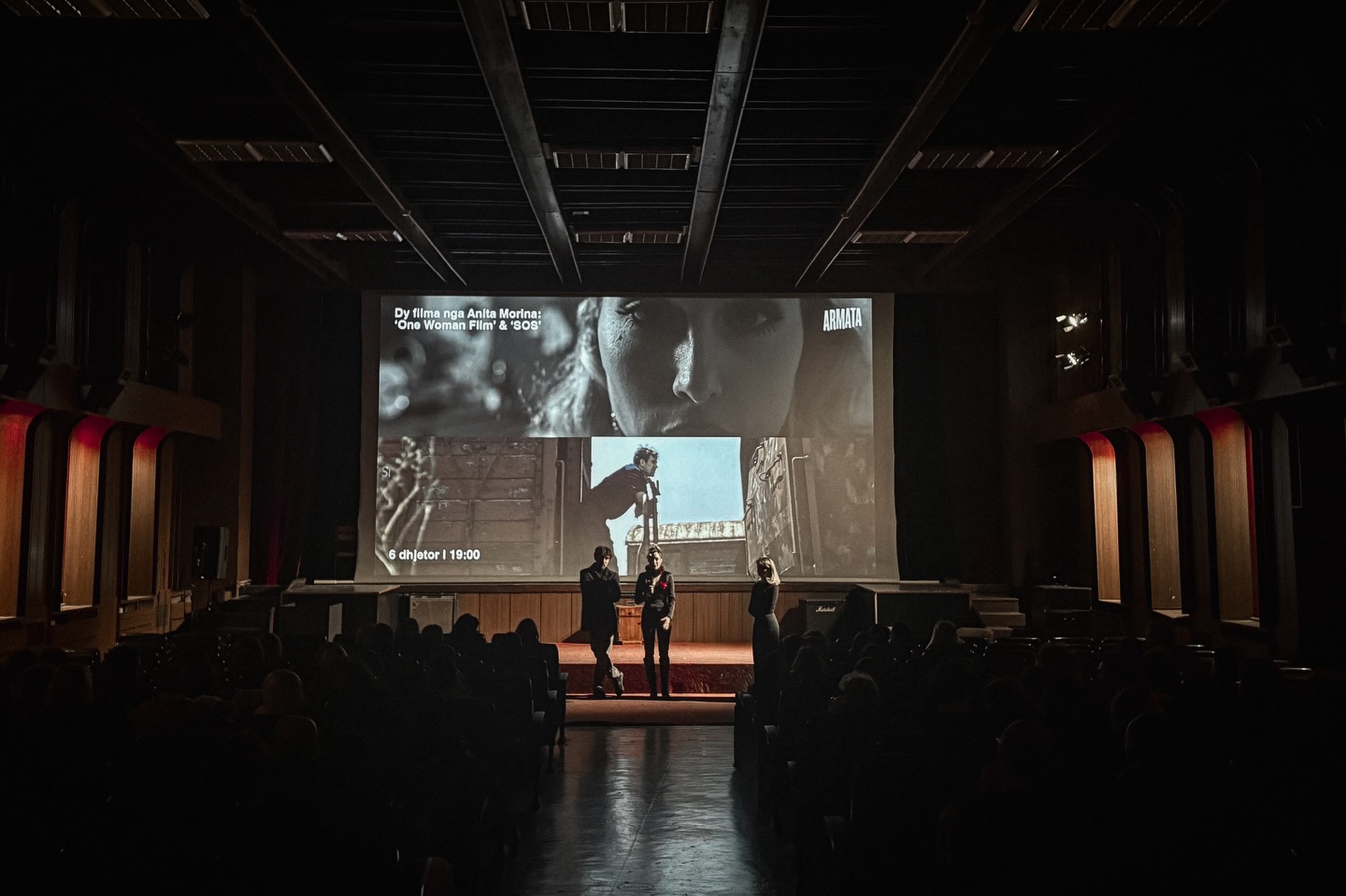 Kino  Armata  shfaqi dy filma të regjisores Anita Morina këtë të shtunë