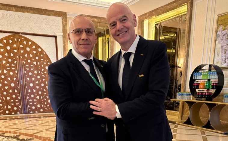 Agim Ademi takohet me Gianni Infantinon në Doha të Katarit