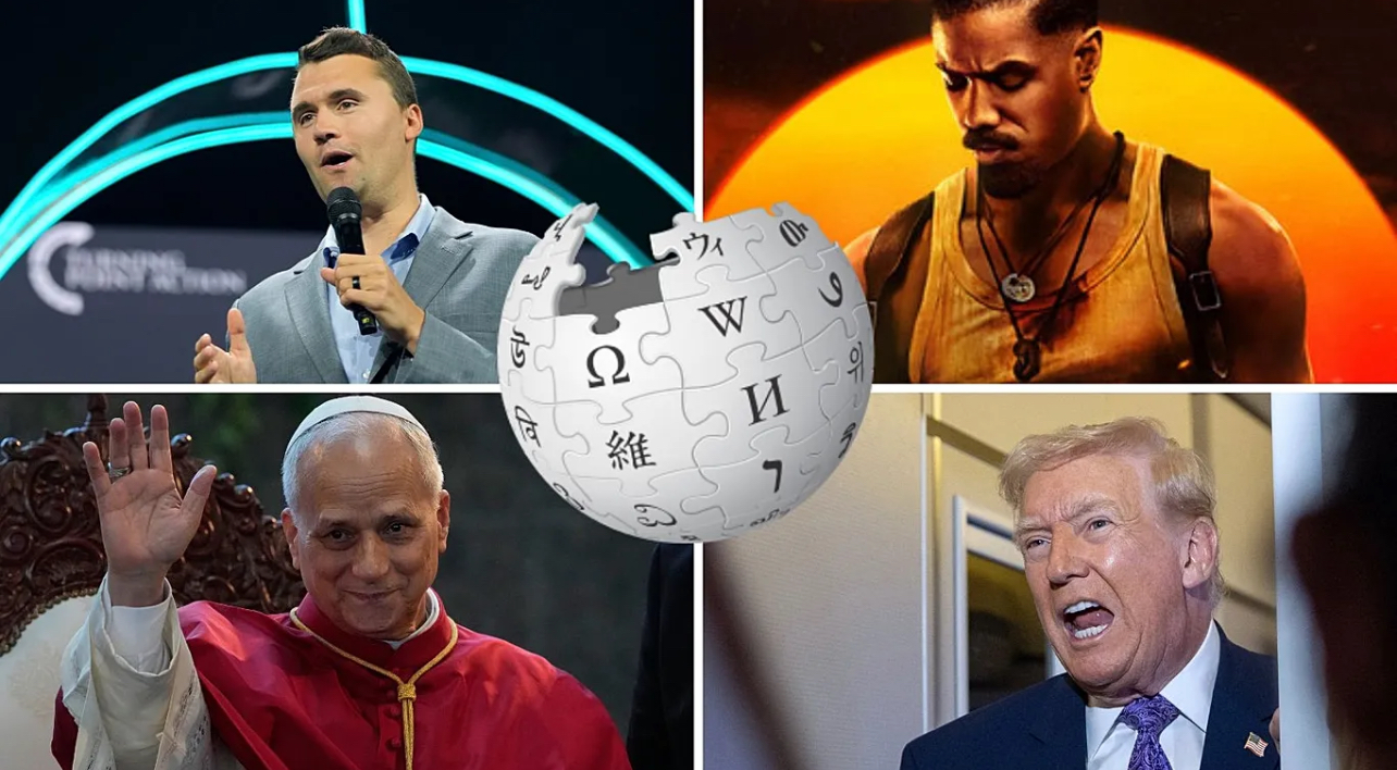 Artikujt më të lexuar në Wikipedia më 2025  Charlie Kirk kryeson listën
