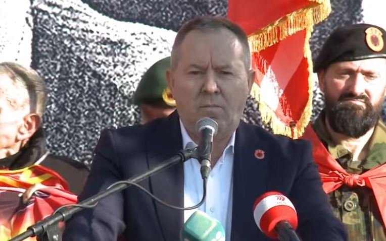 Protesta në Shkup  Gucati  UÇK ja s ka qenë ushtri kriminale  por ushtri çlirimtare