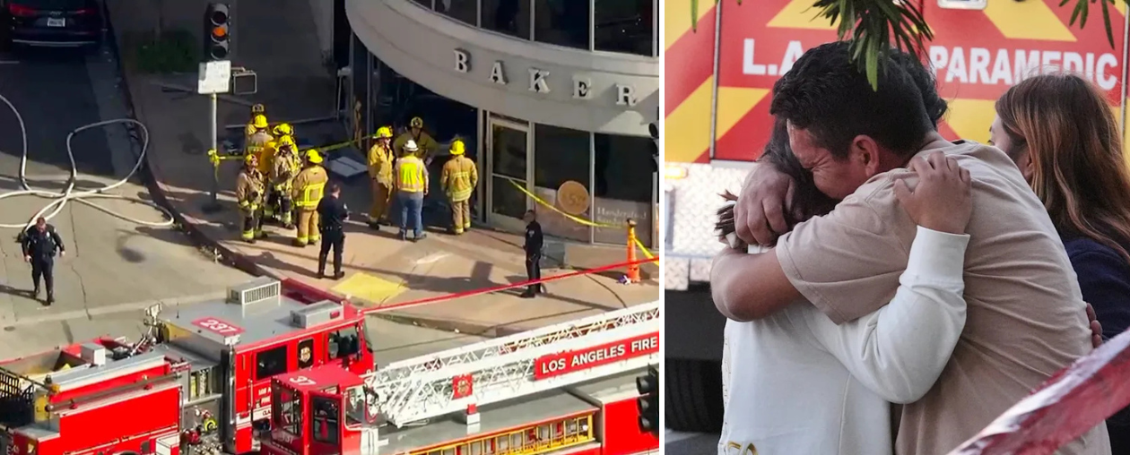 Tre të vdekur pasi një grua 92 vjeçare u përplas me automjet në një furrë buke në Los Angelos