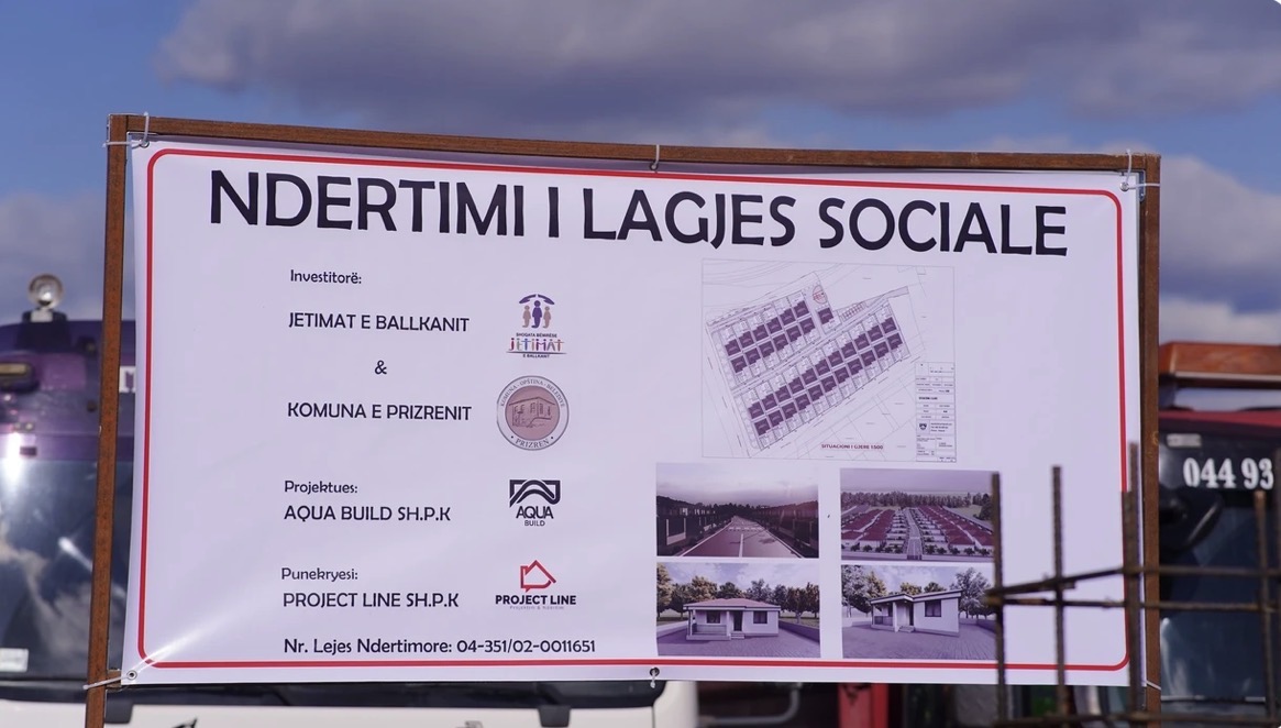 Komuna e Prizrenit nis ndërtimin e 50 shtëpive për familjet me asistencë sociale