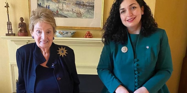 Osmani kujton ish sekretaren Albright në 4 vjetorin e vdekjes  Na ndihmoi ta shkruajmë historinë