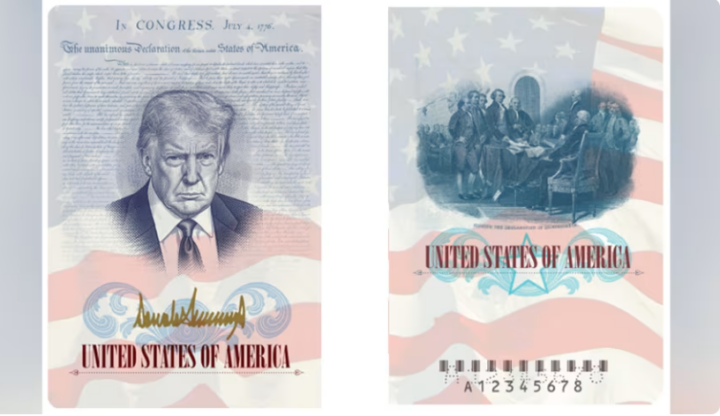 SHBA do të lëshojë pasaporta me imazhin e Trumpit për 250 vjetorin e Pavarësisë