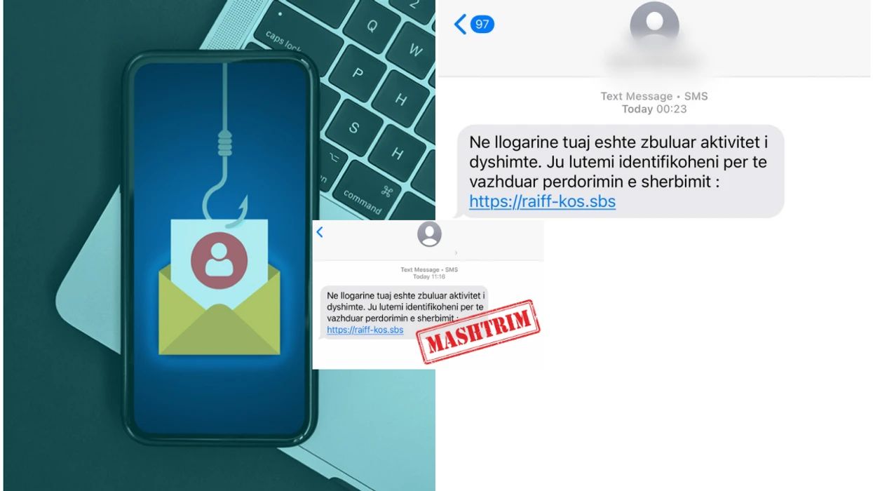 Vazhdojnë SMS të mashtruese në emër të bankave  qytetarët paralajmërohen të mos ndajnë të dhëna personale