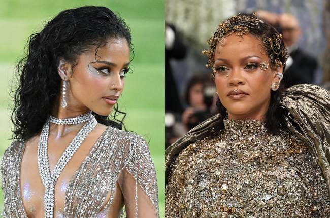 Videoja ku Rihanna duket se injoron këngëtaren Tyla në Met Gala shkaktoi reagime të mëdha
