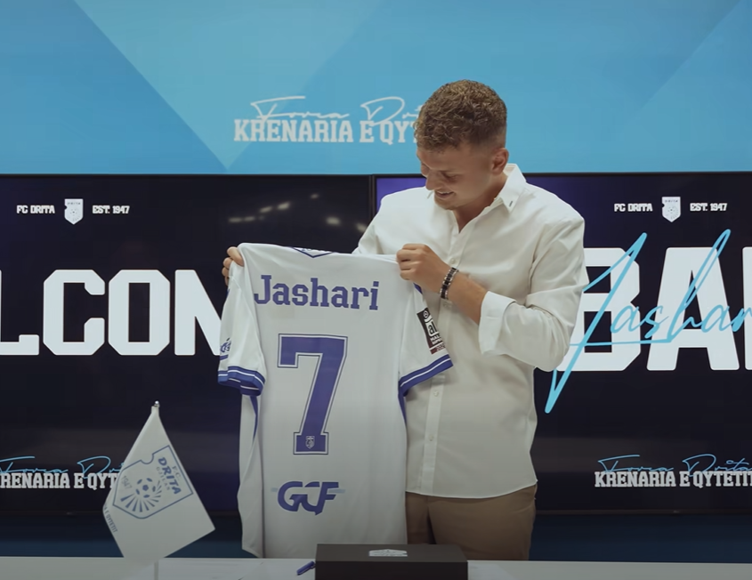 Drita përforcohet në sulm  zyrtarizon transferimin e Igball Jasharit