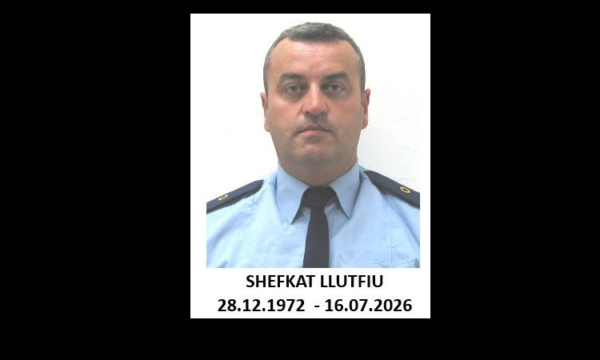 Vdes pjesëtari i Policisë së Kosovës Shefkat Llutfiu