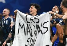 FIFA shqyrton masa disiplinore ndaj Argjentinës pas pankartës politike për Ishujt Falkland