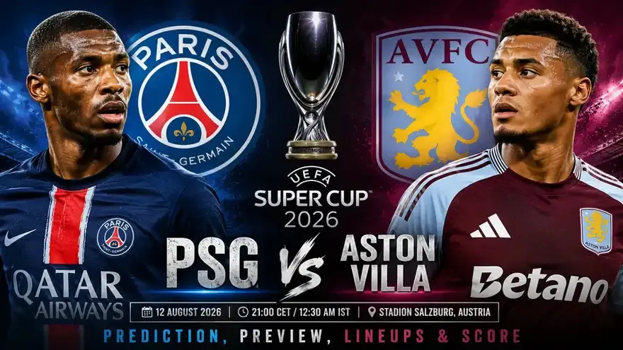 PSG Aston Villa  Superkupa e UEFA s vendoset direkt nga penalltitë në rast barazimi