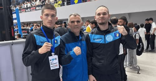 Kosova shkëlqen në Kupën Botërore WAKO  Nart Kastrati fiton argjendin dhe Art Dulaj bronzin