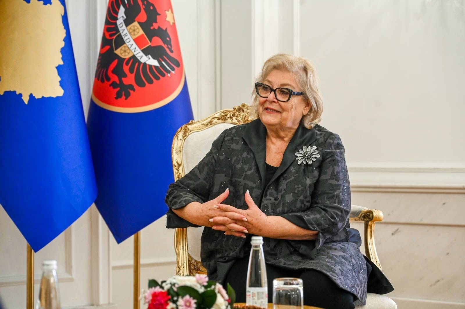 Presidentja Shiroka   Pula udhëton në Budapest  merr pjesë në ceremoninë për 70 vjetorin e Revolucionit Hungarez
