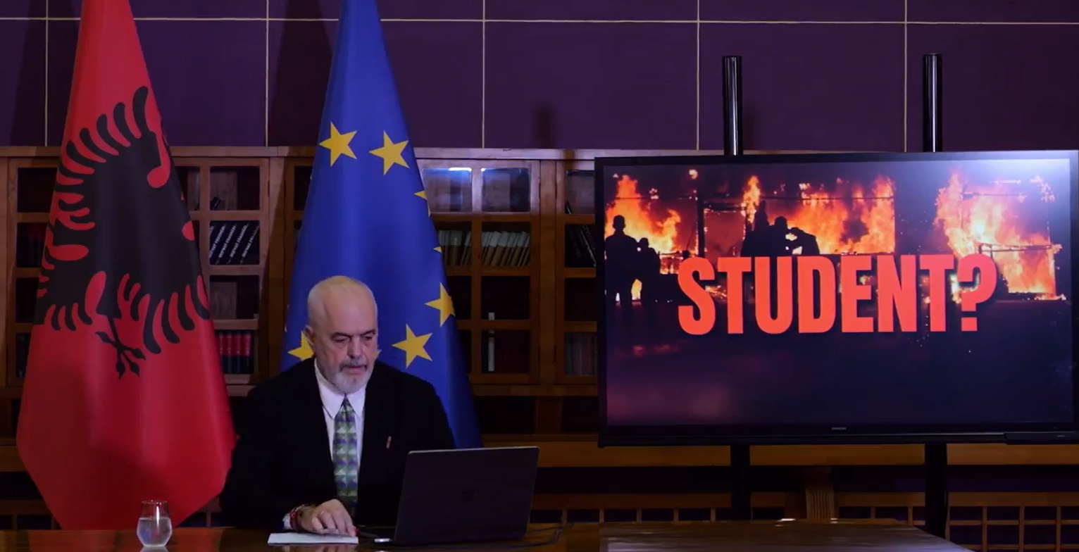 S janë studentë   Rama lexon emrat e të arrestuarve gjatë protestës  Të gjithë me precedentë kriminalë