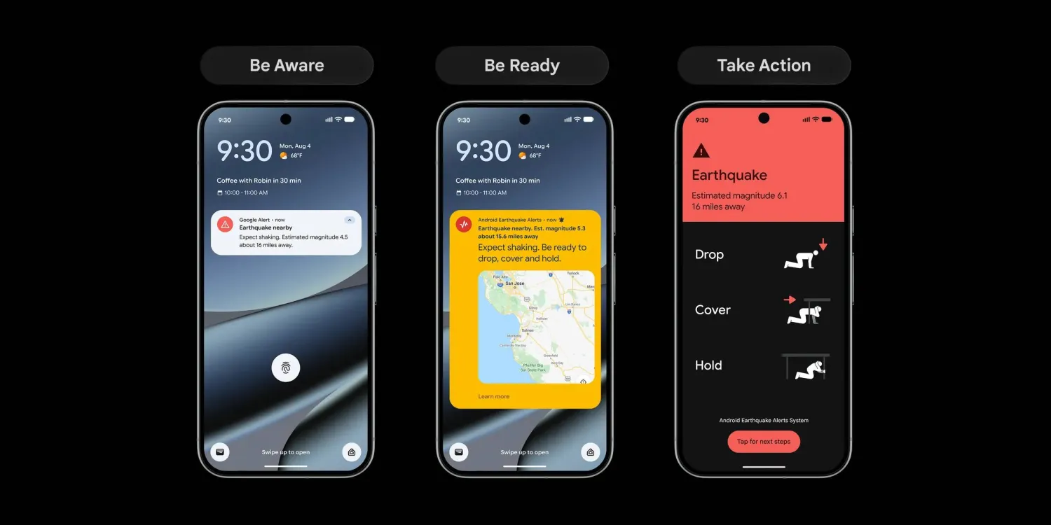 Google Përditëson Paralajmërimet e Tërmeteve në Android  Më Shumë Informacion dhe Zgjerim në Mbi 200 Rajone